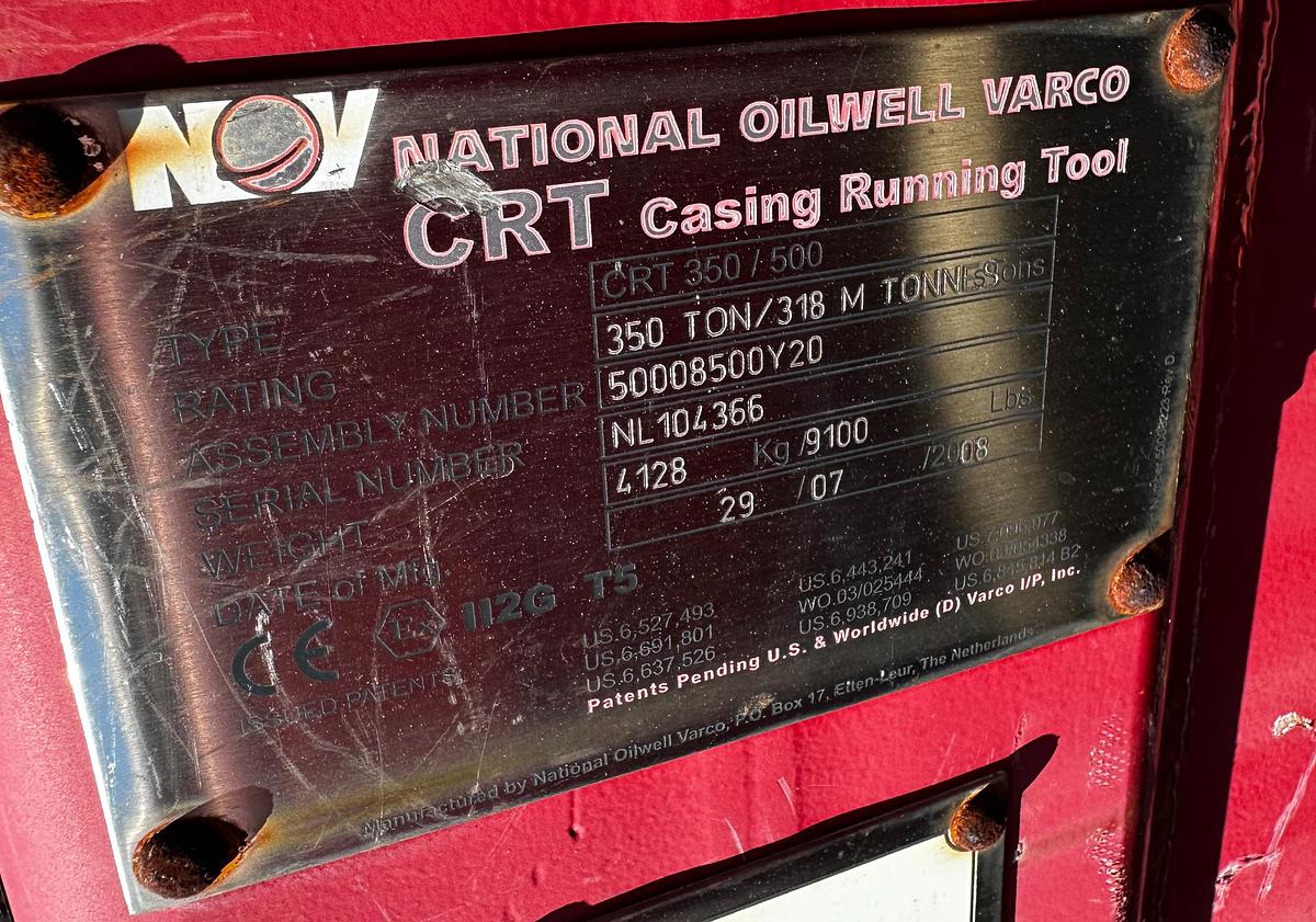Used NOV CRT 350 Casing Running Tool