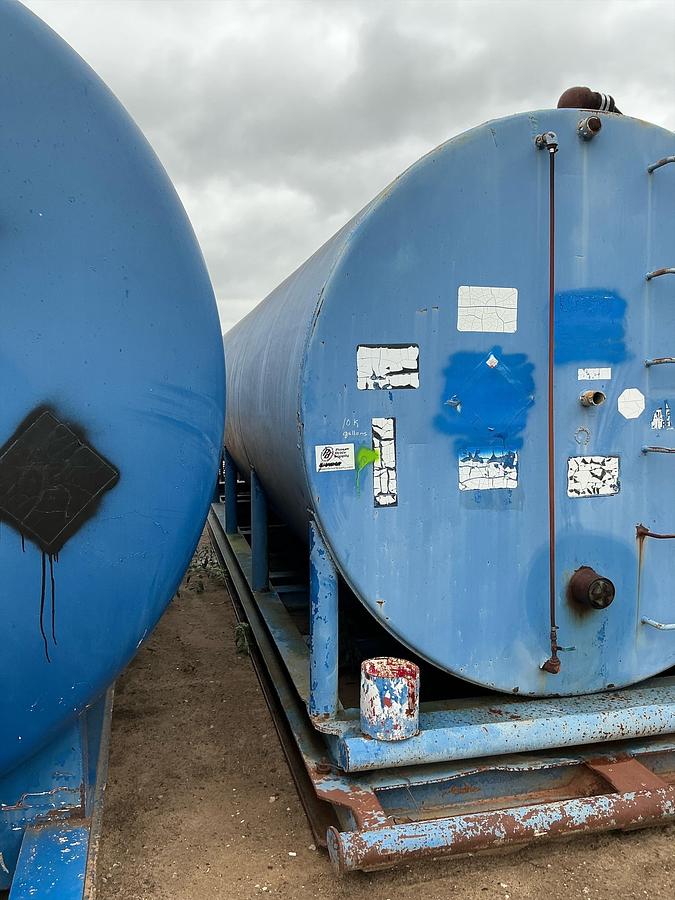 Used 10,000 Gallon Fuel Tank Skidded