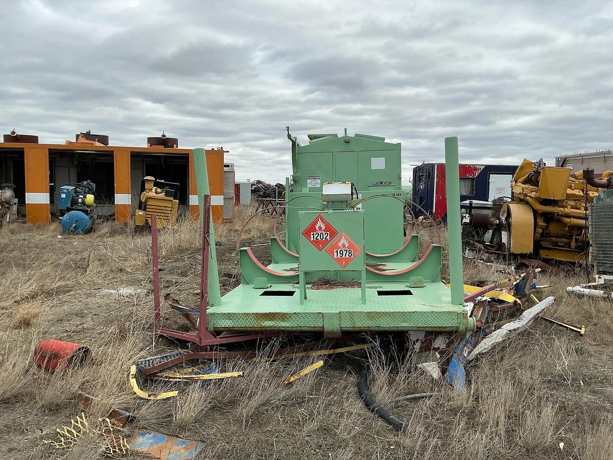 Used Welded Steel Generator Shed