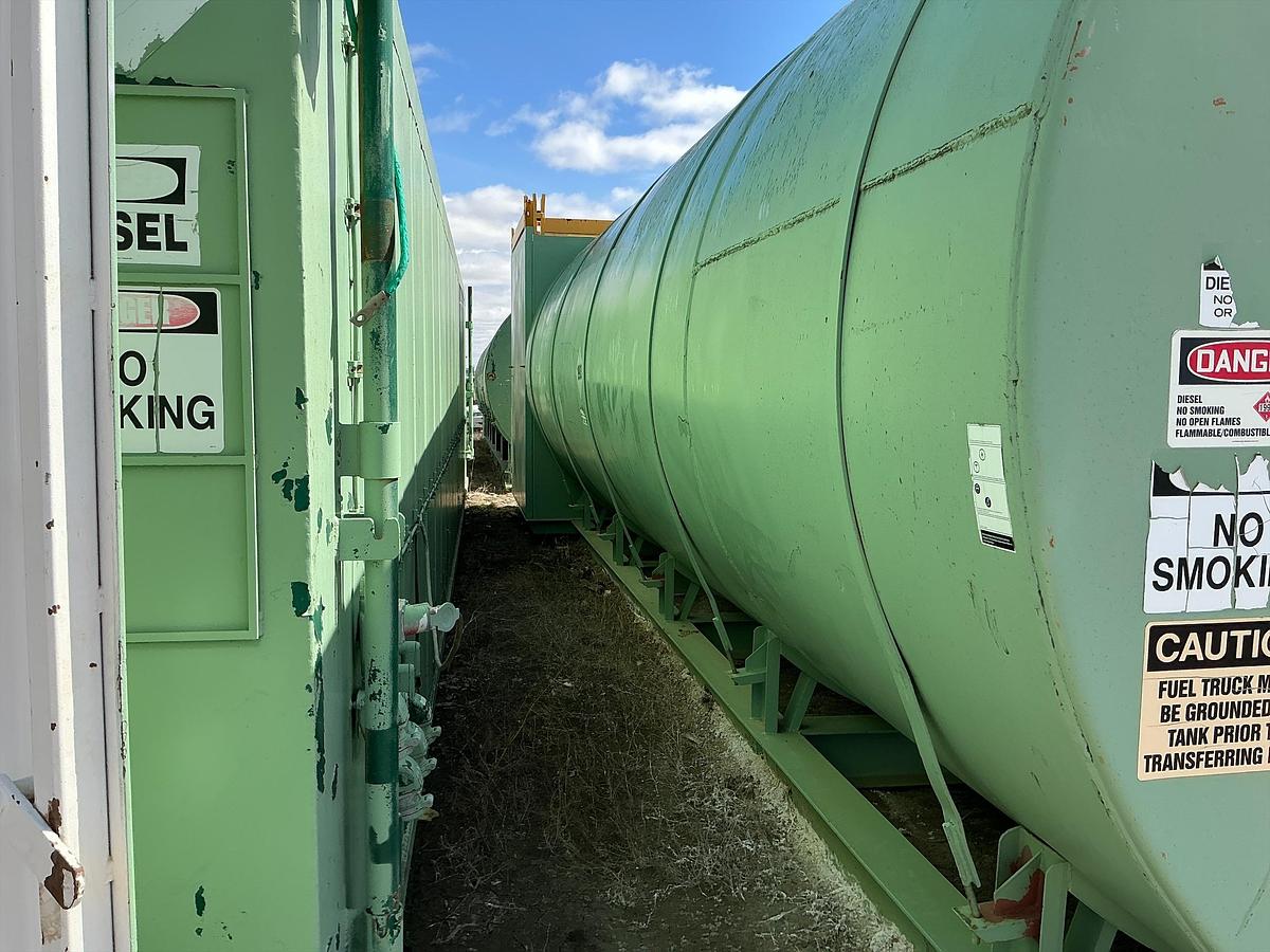 Used Welded Steel 20,000 Gallon Diesel Fuel Tank