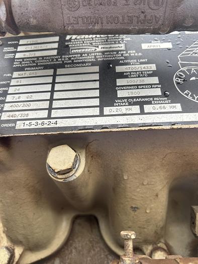 Used Natural gas engine