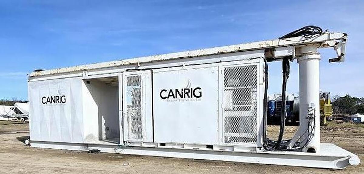 Used 2010 Canrig 1250AC-681 Top Drive with Frequency Cabinet