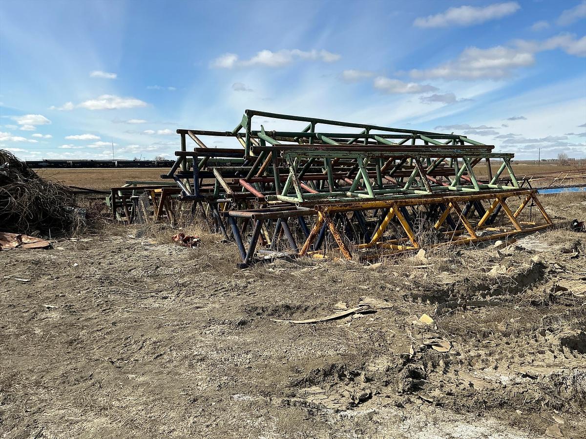 Used Welded Steel Pipe Racks Stock #4886-181
