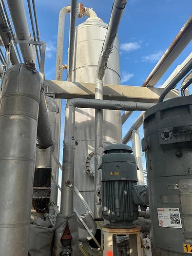 Used 62" x 25' x 605PSI, Dehy Tower