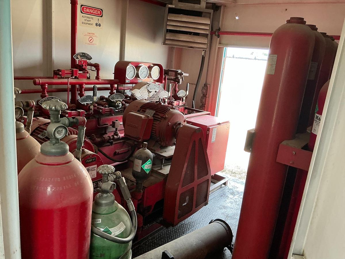 Used Welded Steel Generator Shed