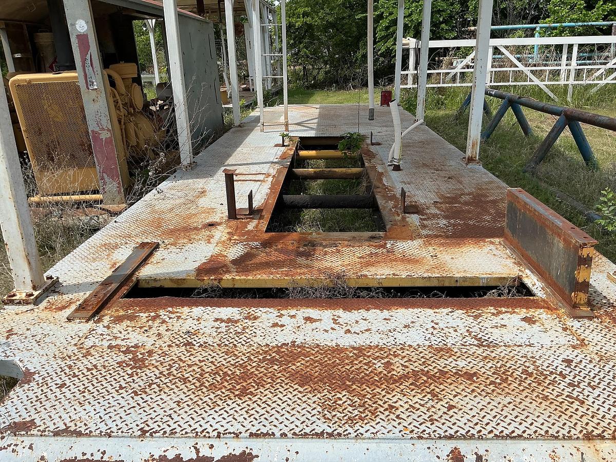 Used Empty Generator Shed on Skids