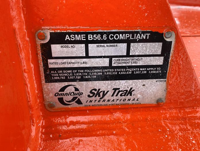 Used 2007 JLG SkyTrak 8042