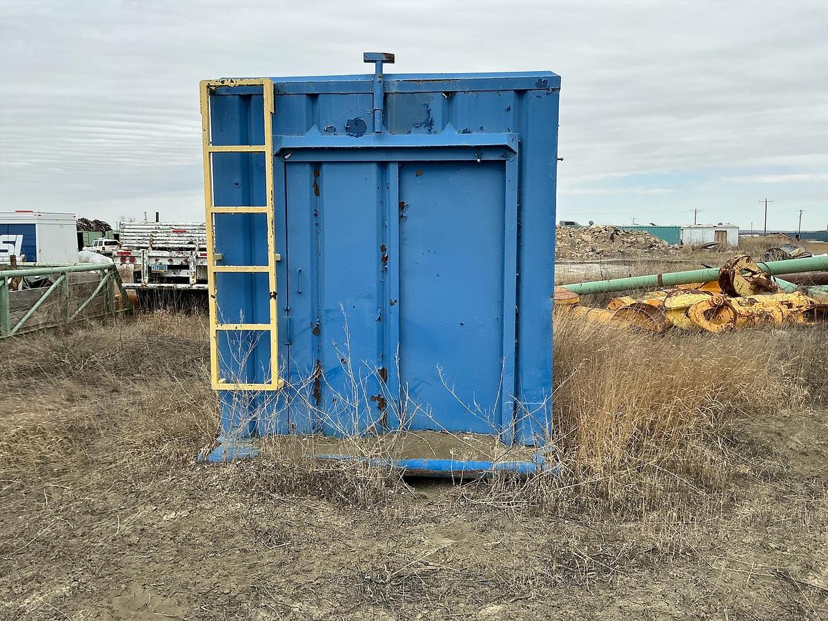 Used Welded Steel Shed