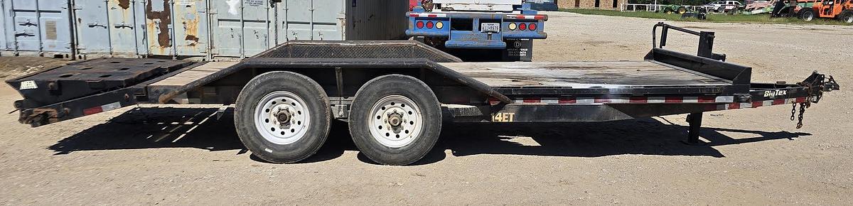 Used 2017 Big Tex Heavy Duty Tandem Axle Equipment Trailer