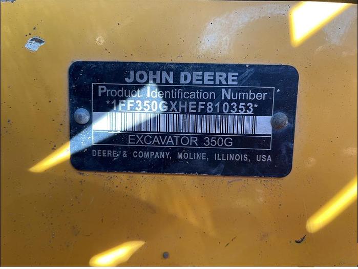 Used 2015 John Deere 350G