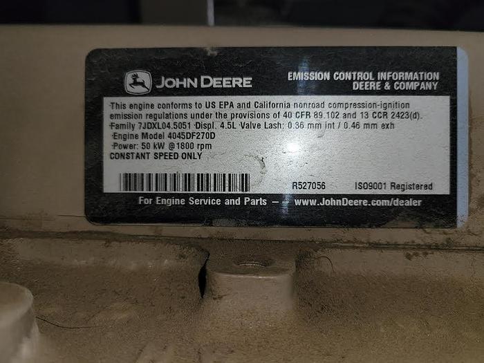 Used wacker Neuson G50 Generator