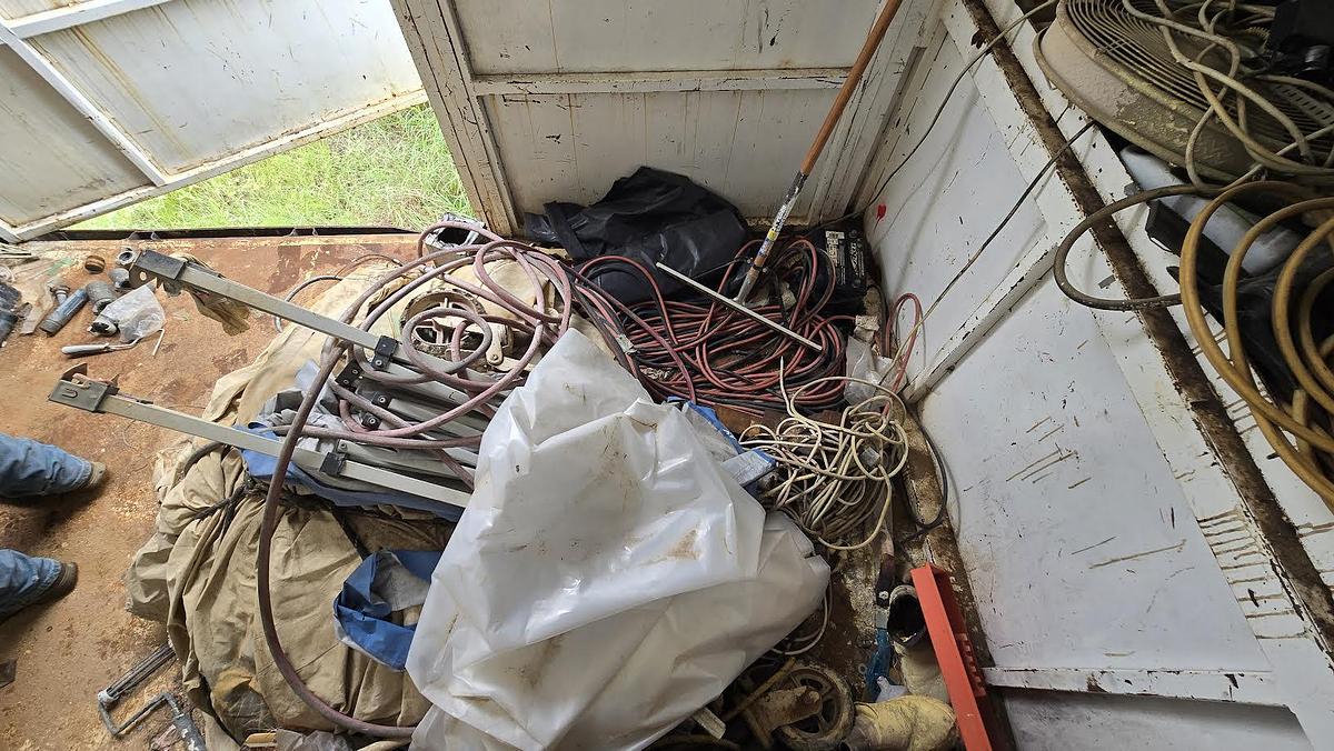 Used Shop Built 30' T/A Gooseneck Trailer, 10' Storage Room