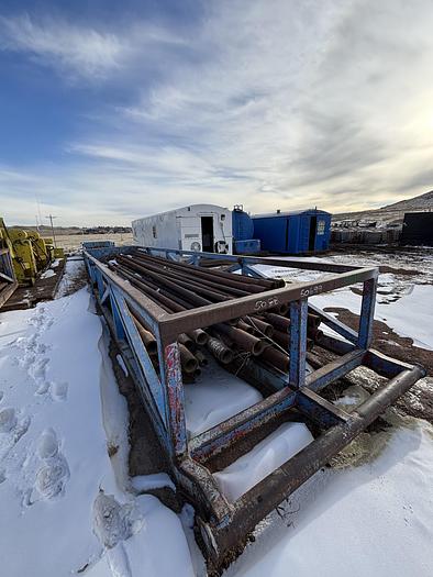 Used Pipe Tub with Drill Pipe