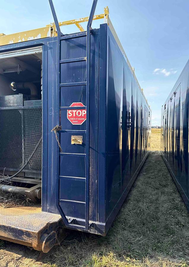 Used Tesco Top Drive House W/Detroit Diesel Series 60 500KW Diesel Generator Set