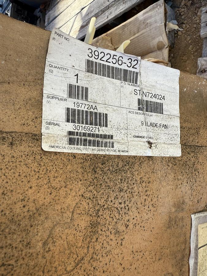 Used Heavy Duty Engine Fan - Unused