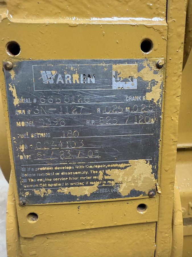 Used Cat D398 Diesel Engine