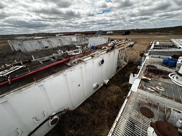 Used Steel Tank Mud Pit System