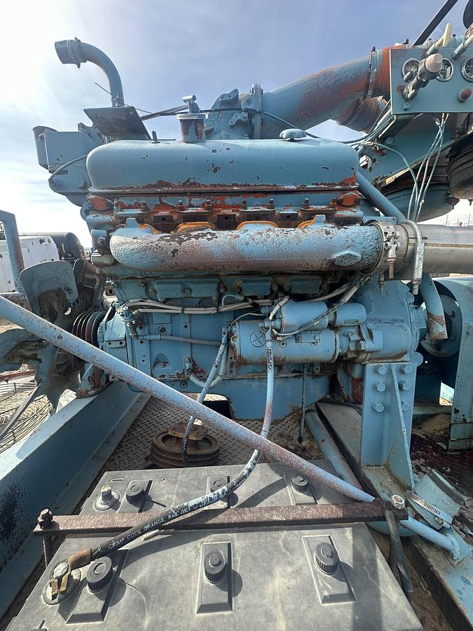 Used Skid mounted pump Shop made