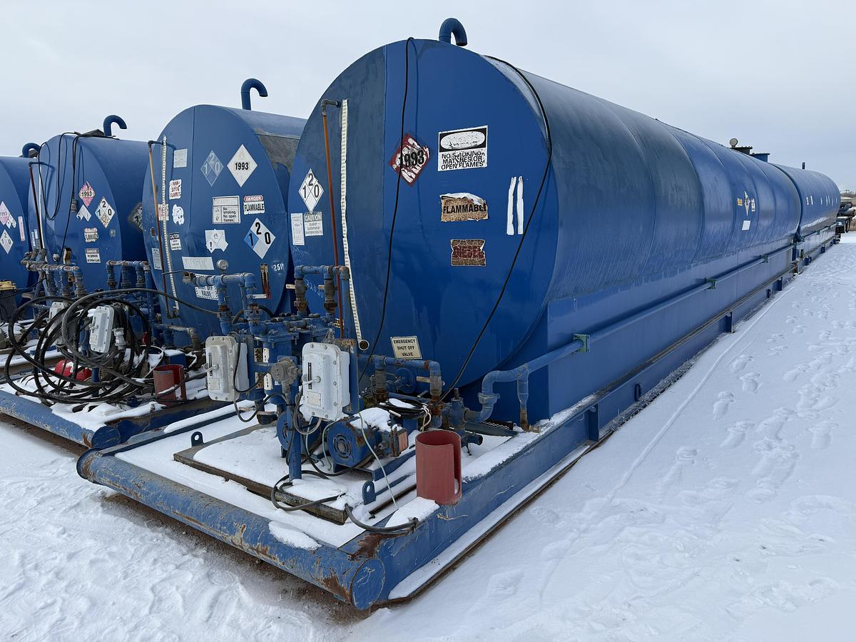 Used Skidded 15,000 Gallon Diesel Fuel Tank