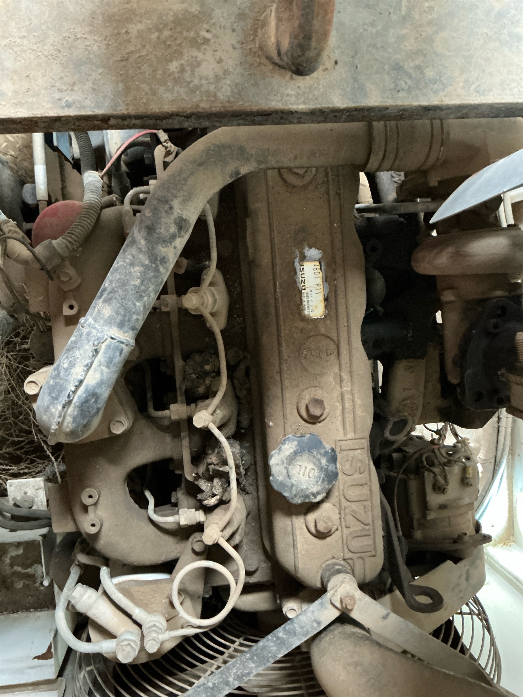 Used Isuzu 4BD1 P1V Diesel Generator