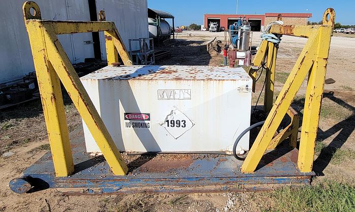 Used 200 Gallon Skidded Fuel Tank
