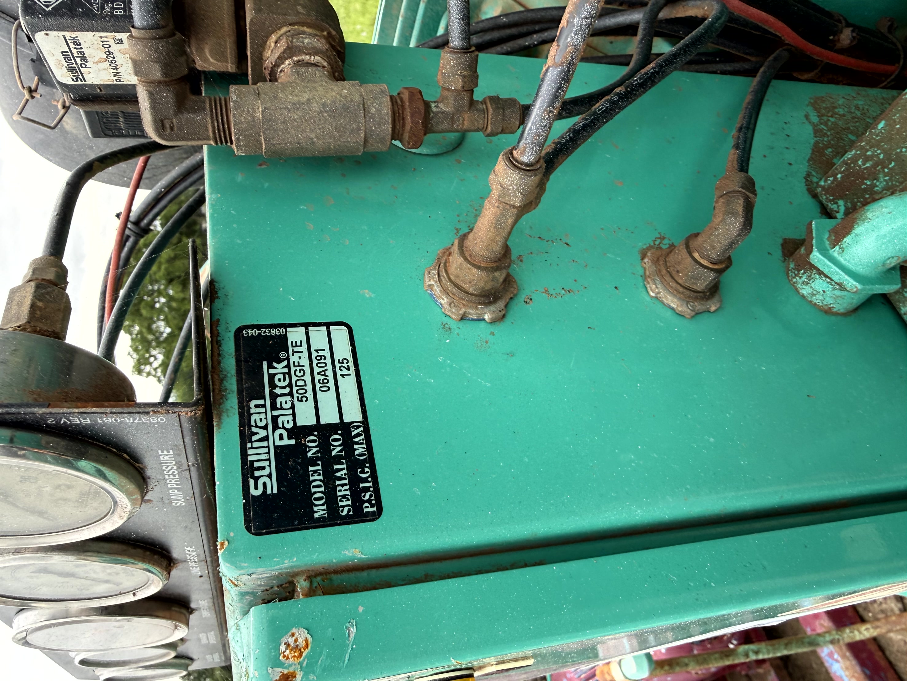 Used Sullivan Palatek Air Compressor