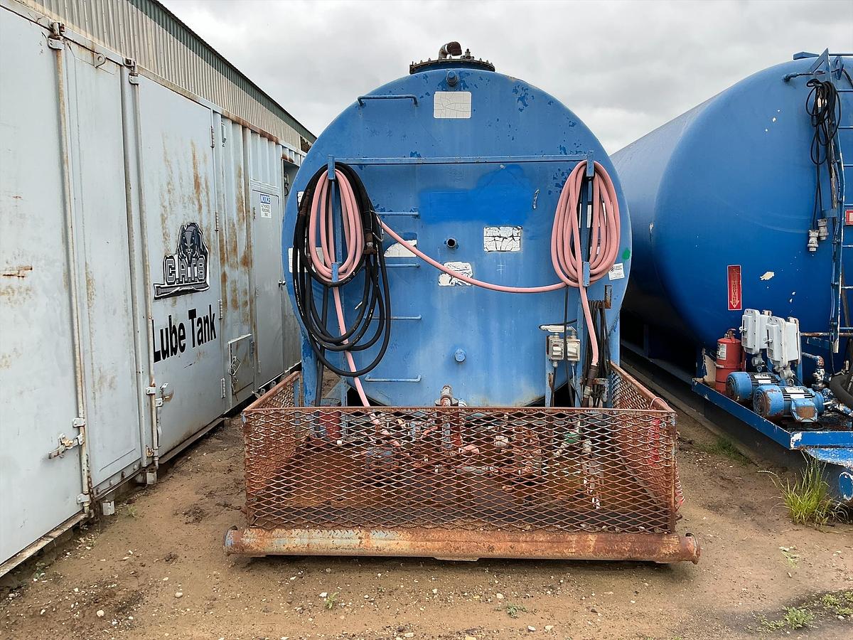 Used 10,000 Gallon Fuel Tank Skidded