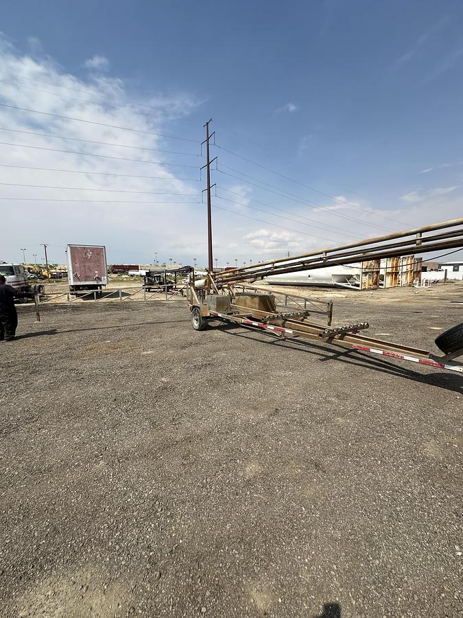 Used 2000 Fab shop Trailered Flair Stack