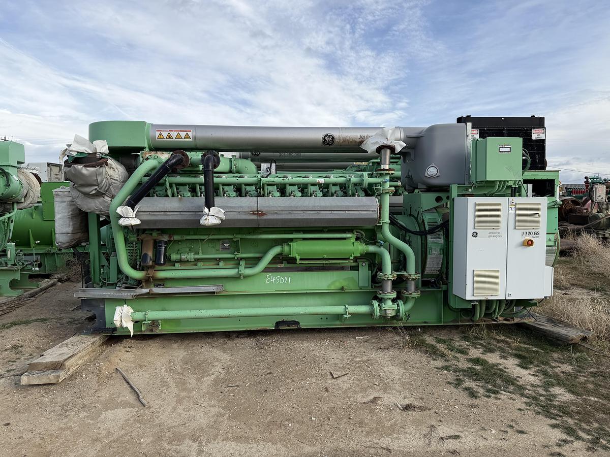 Used 2011 GE Jenbacher J320 Natural Gas Generator 1712KW