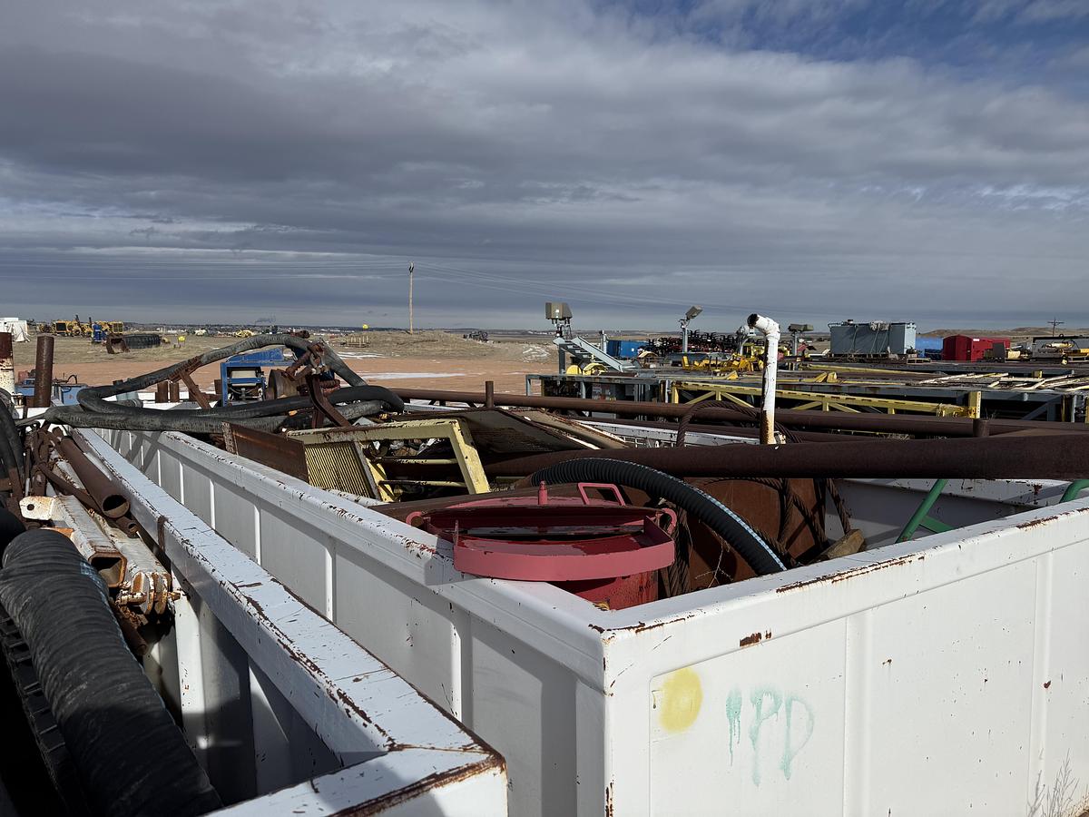 Used Steel Junk Box Drilling Parts Basket/Rig