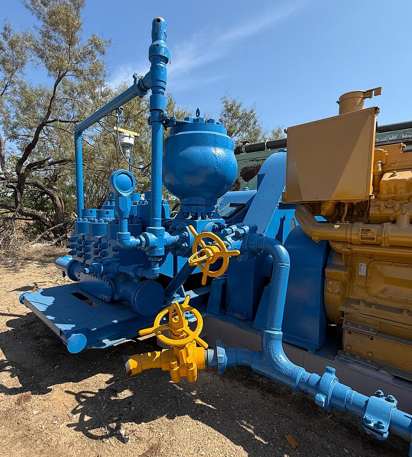 Used National Oilwell 9-P-100 Triplex Mud Pump