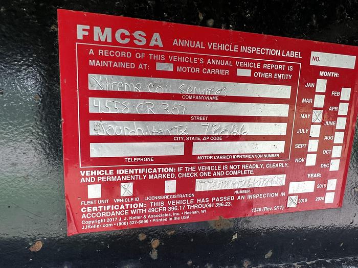 Used 2019 Transcraft 48' Step Deck