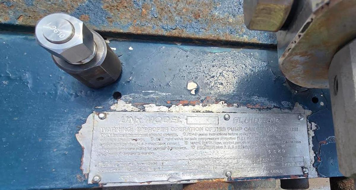 Used 4200 SKID MTD TRIPLEX PUMP