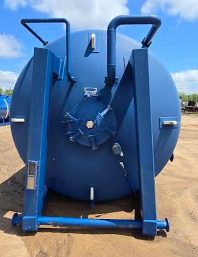 Used 425 Cu Ft Vertical Dry Friction Reducer Silo
