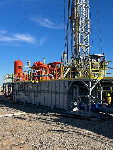 Used 2012 Service King SK 1000HP Trailer Mounted Drill Rig