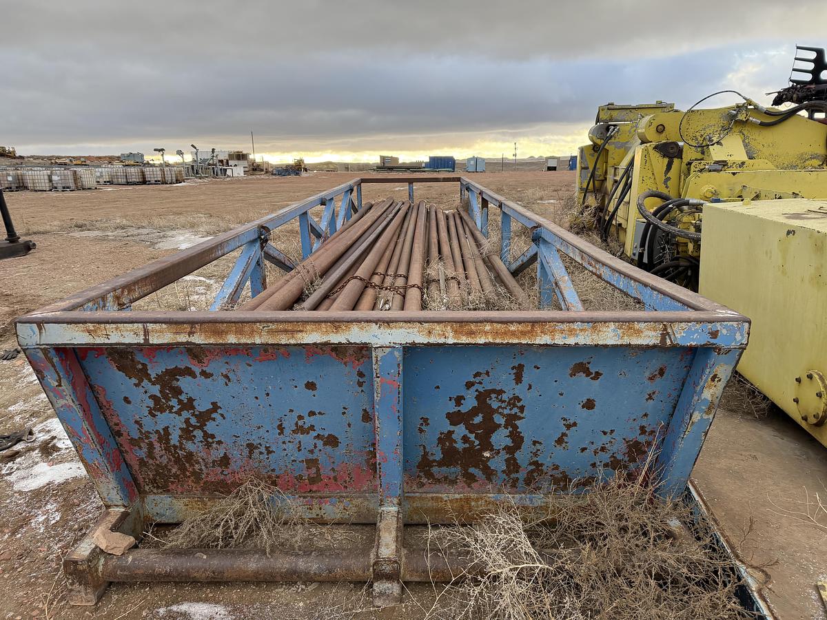 Used Steel Pipe Tub with Drill Pipe
