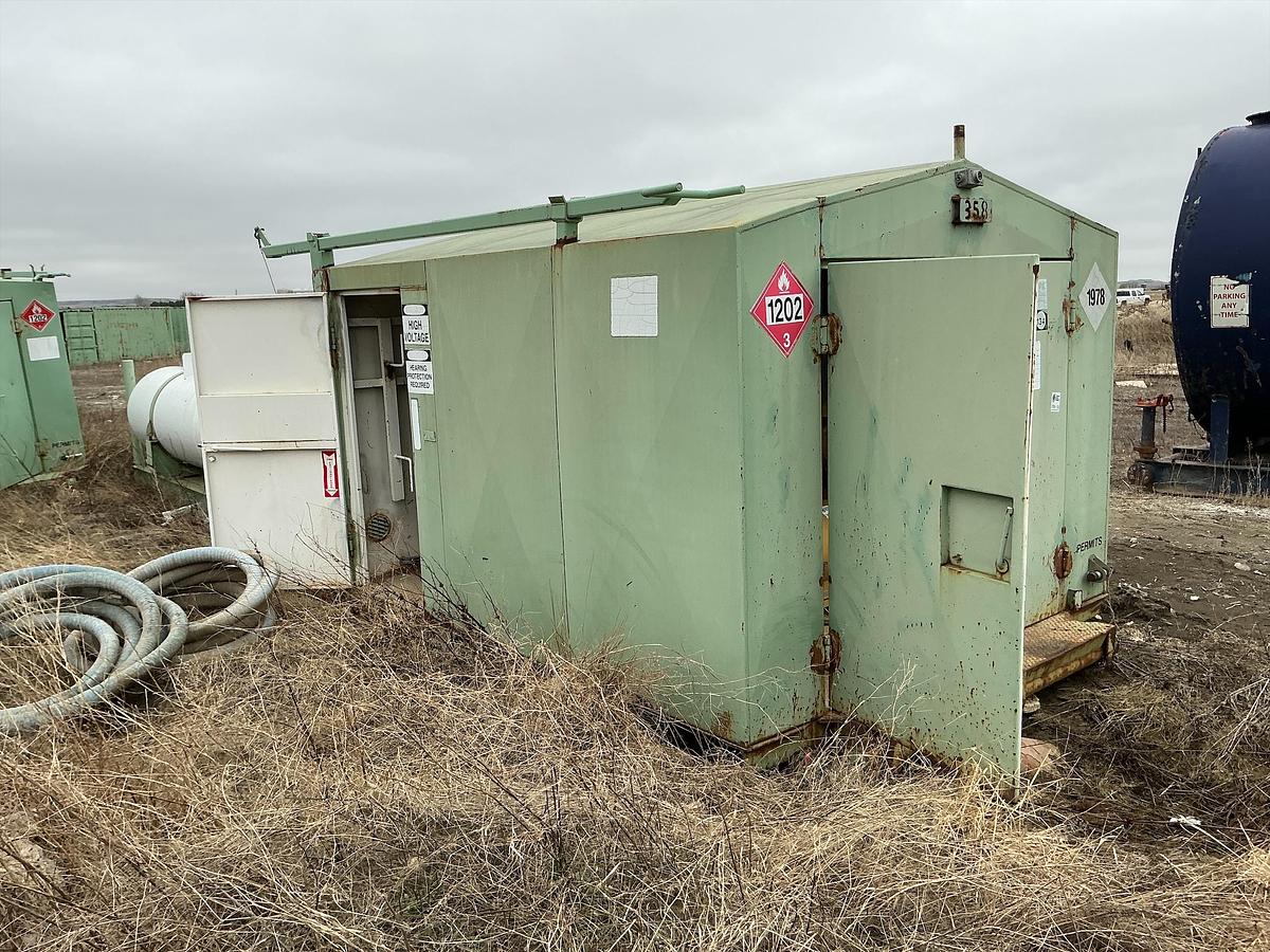 Used Welded Steed Generator Shed