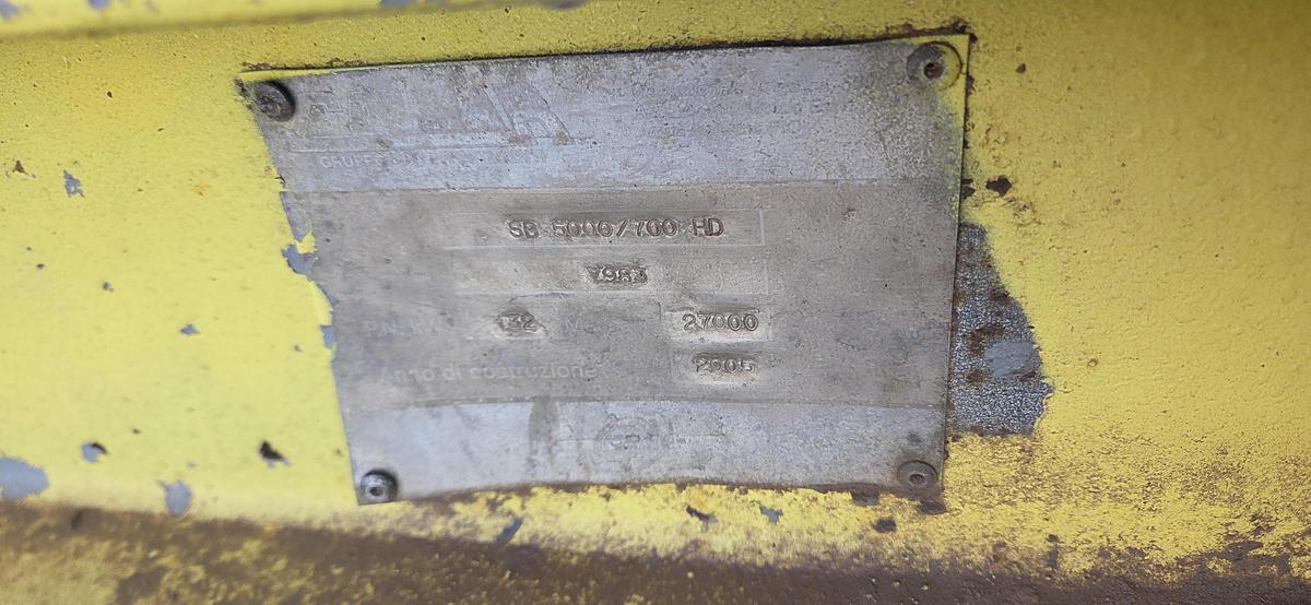Used 2005 Colmar SB 5000/700 HD Baler Shear