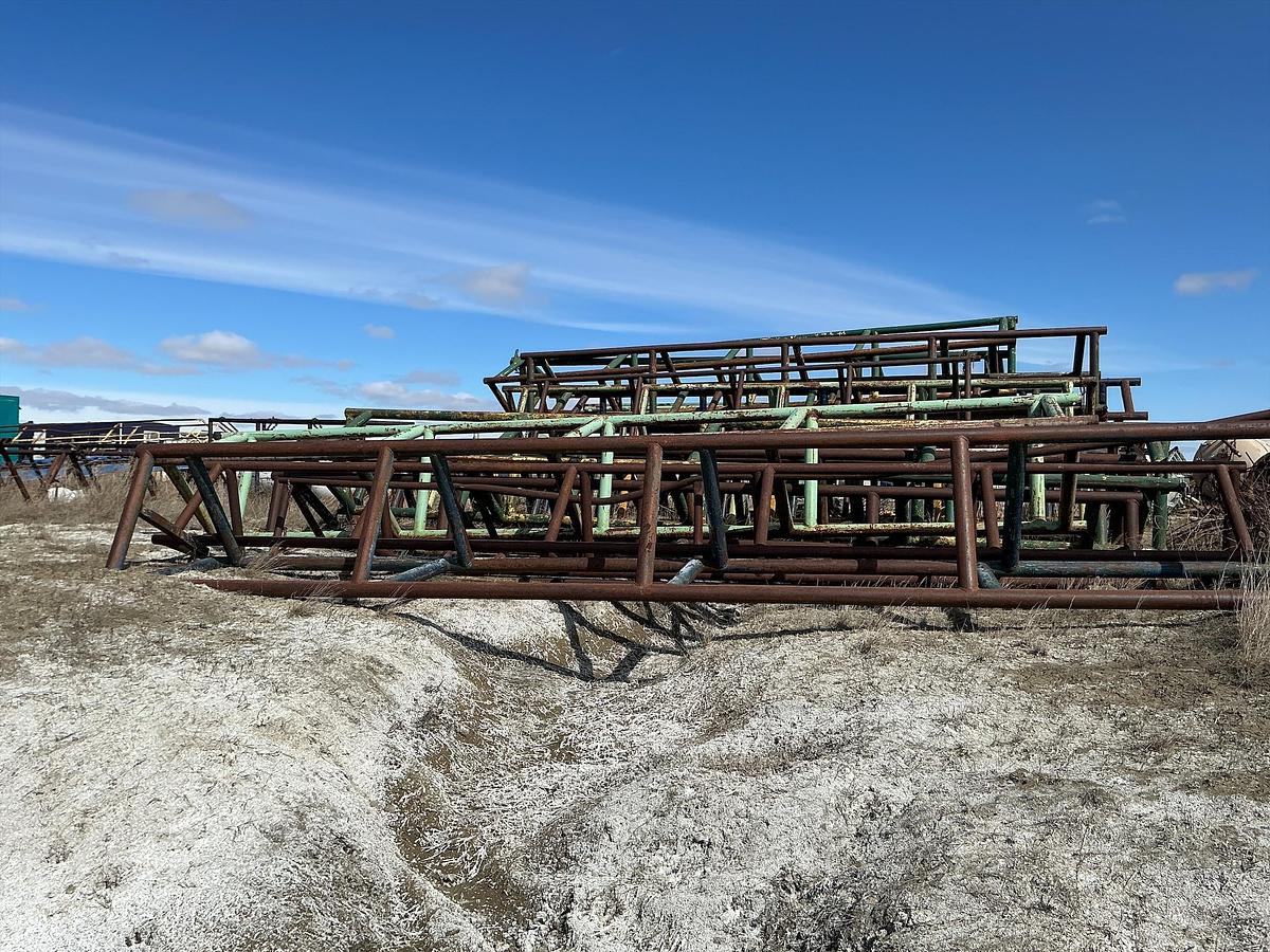 Used Welded Steel Pipe Racks Stock #4886-181