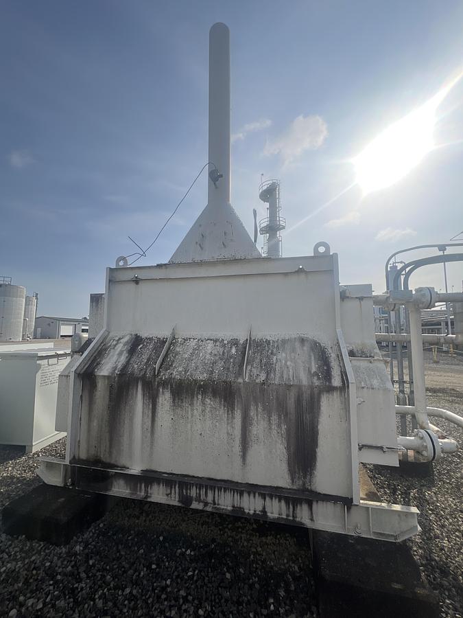 Used 1990 G. C. Broach Company White Gas Furnace W/Electrical Systems