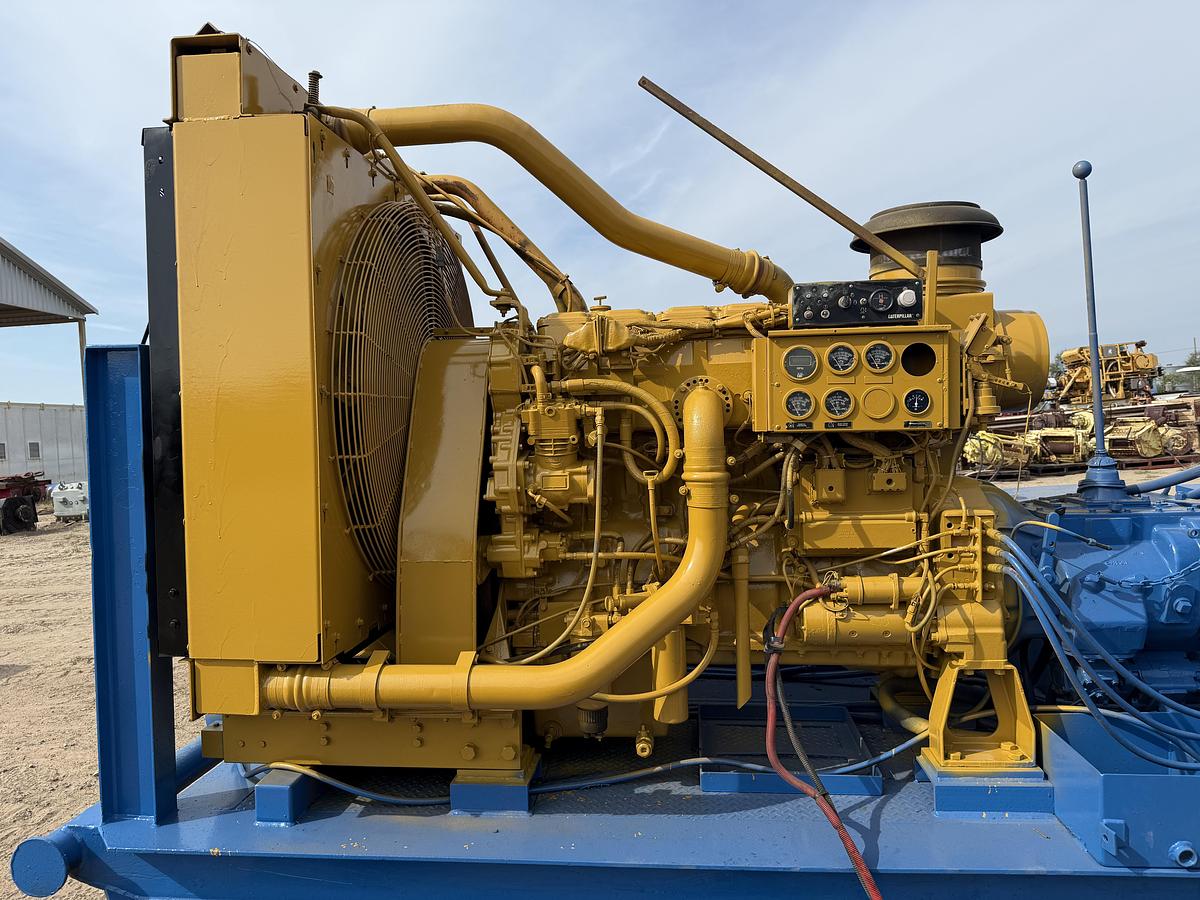 Used Kerr T-60 Triplex Mud Pump Powered by C15 Engine