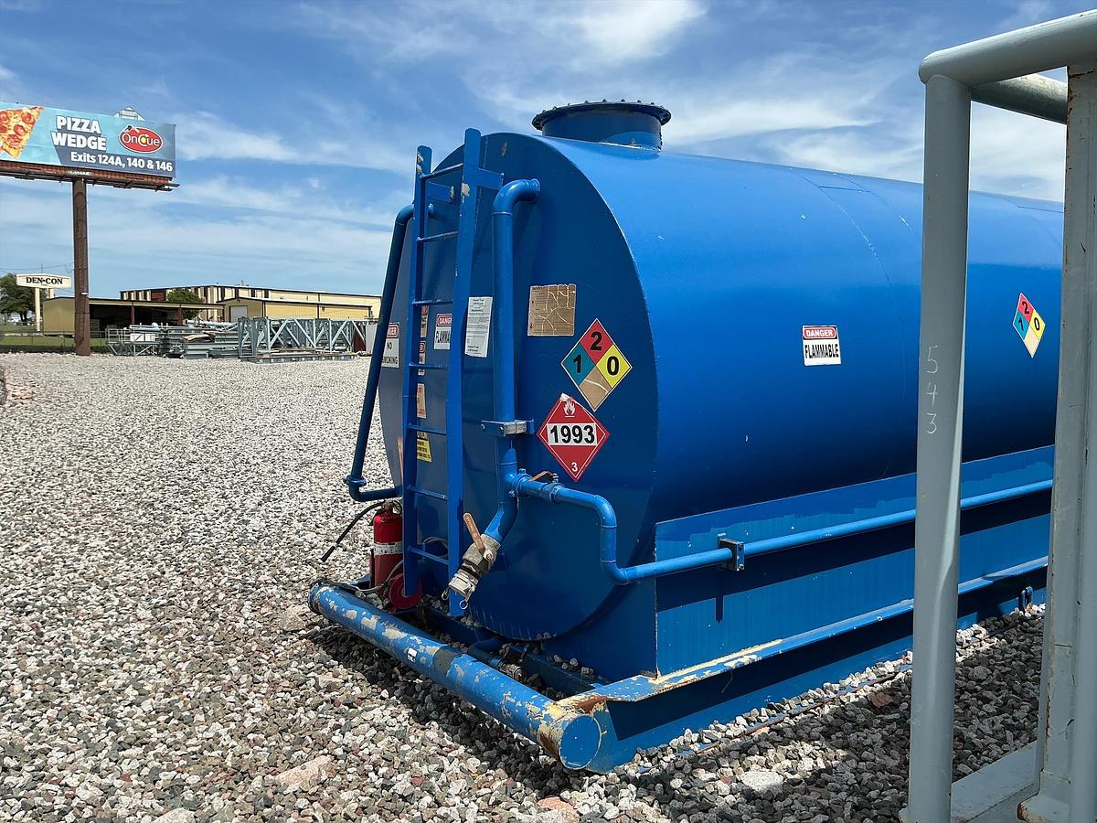 Used Welded Steel Fuel Tank on Skids
