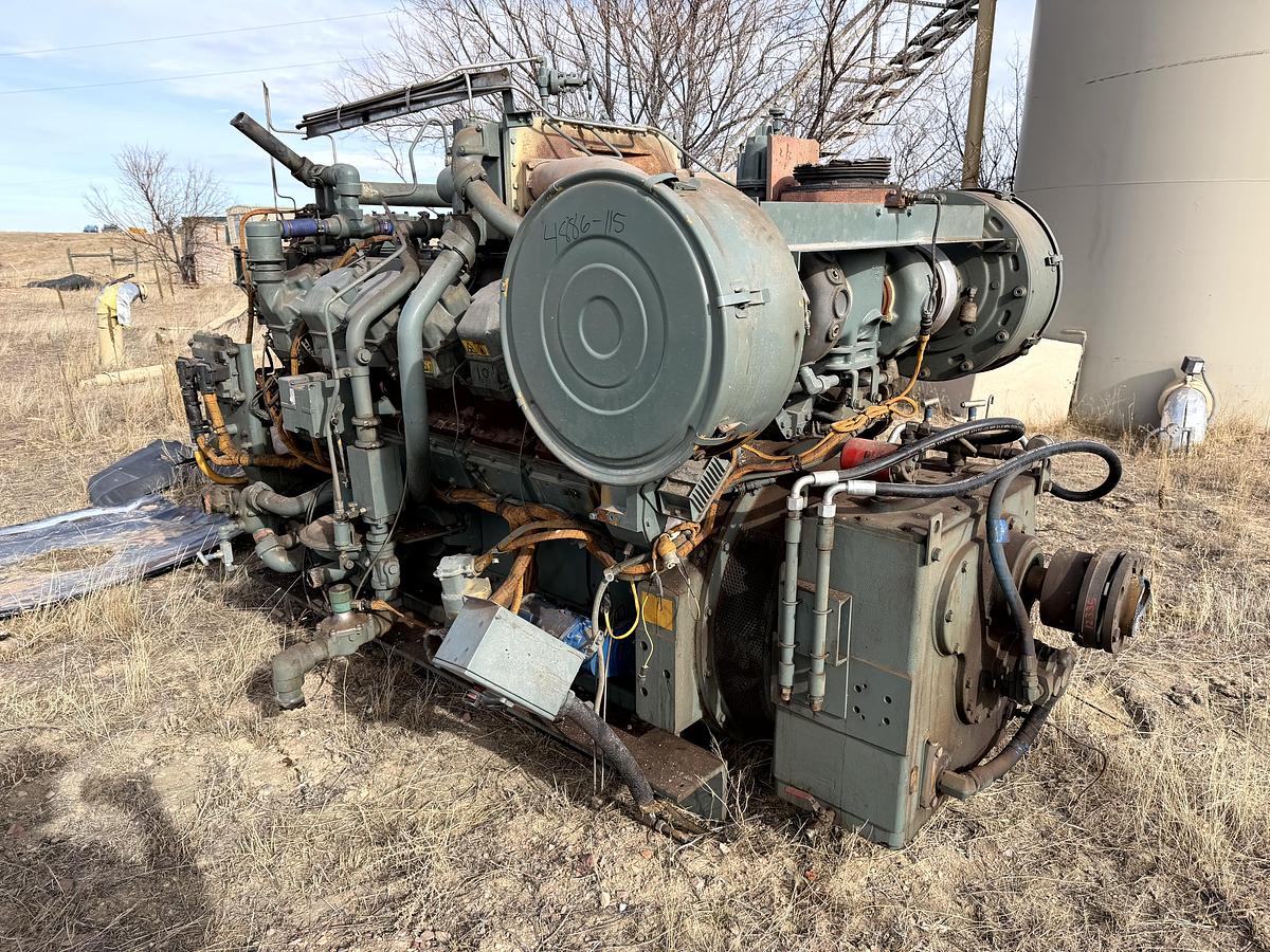 Used Cat G3512LE Natural Gas Engine 