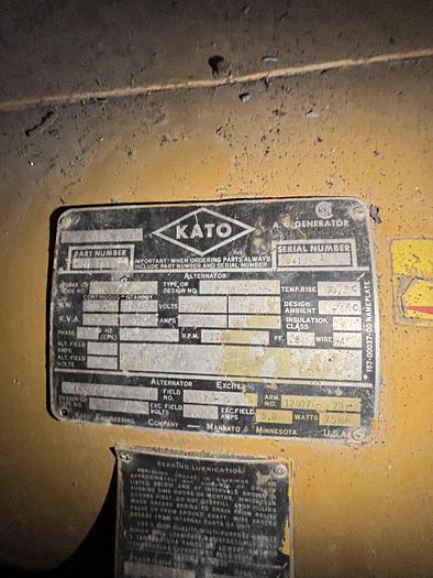Used Kato Generator