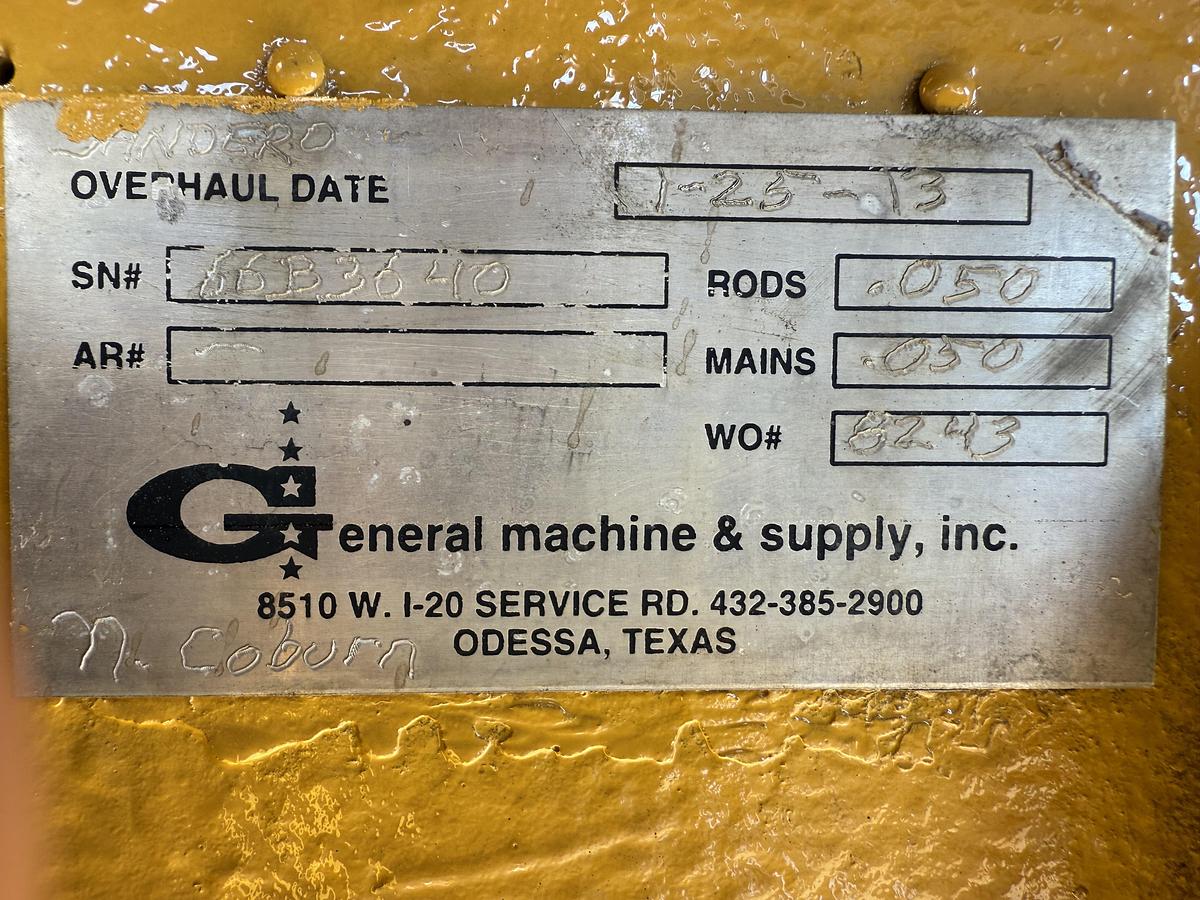 Used National Oilwell 9-P-100 Triplex Mud Pump