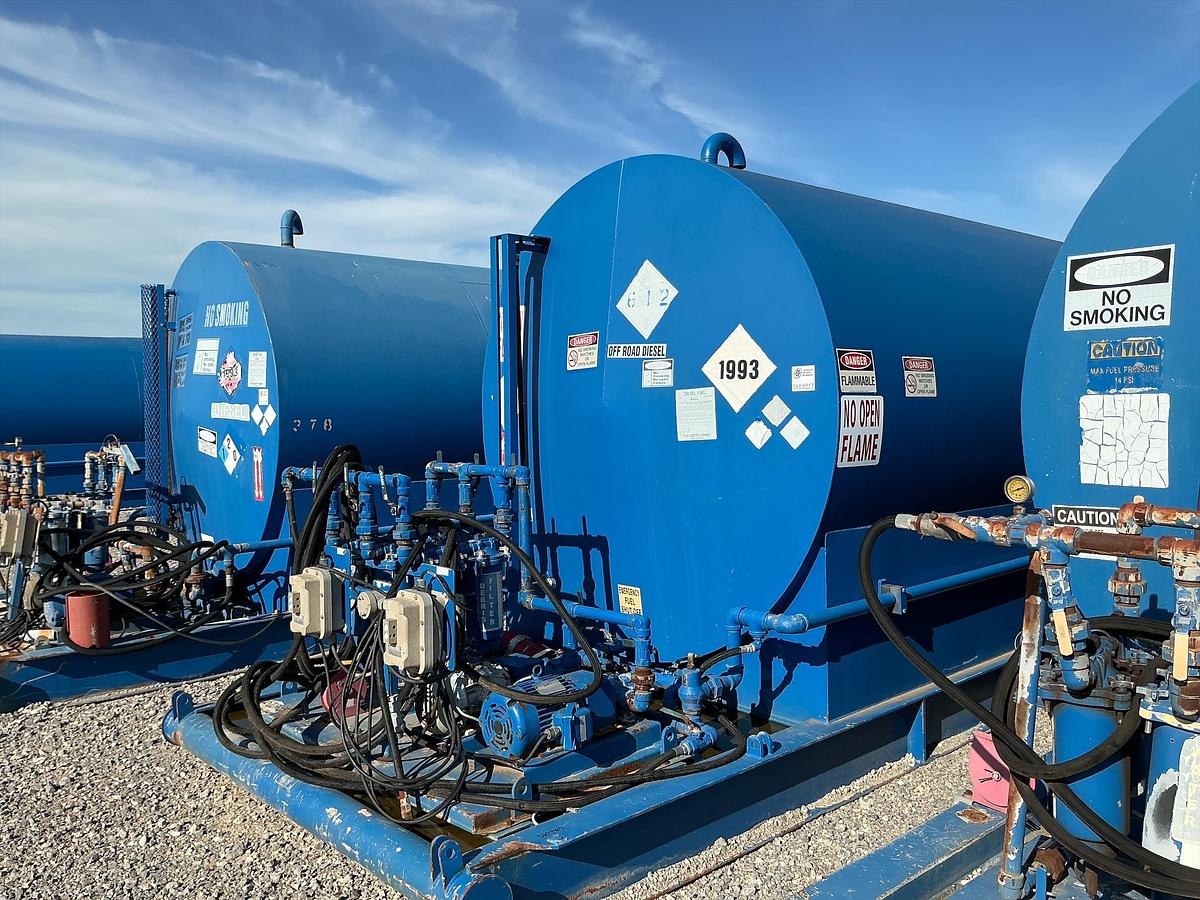 Used Welded Steel Fuel Tank H&P