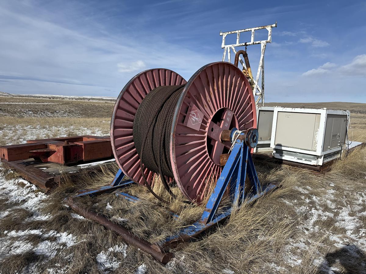 Used Drill Line Spool and Cable Rig #235 
