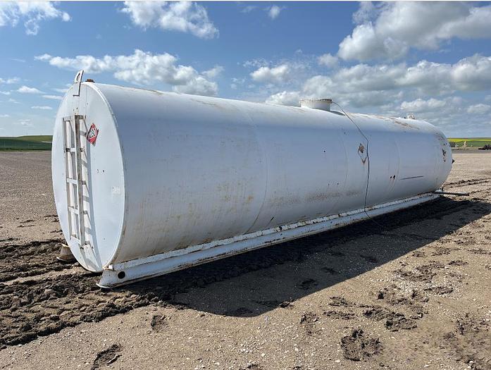 Used 12,000 Gallon Skid Mounted Steel Diesel Fuel Tank