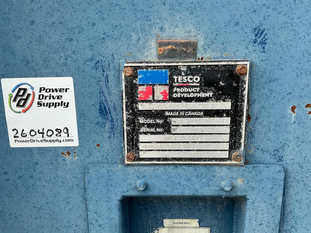 Used Tesco Top Drive Service Loop