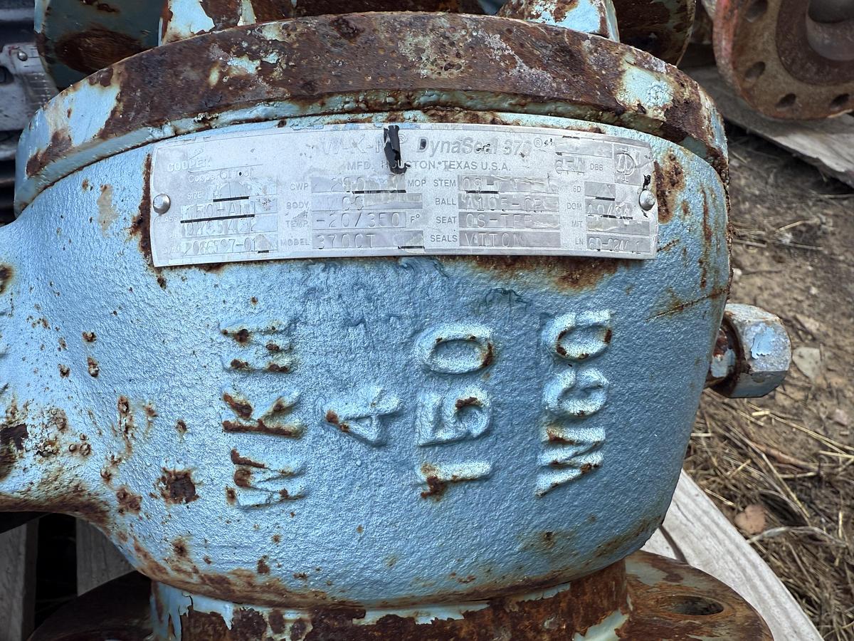 Used Pneumatic Actuator with 4" Valve